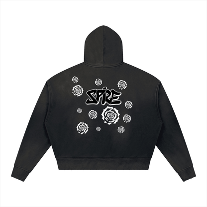 Spire - Rose boxy hoodie